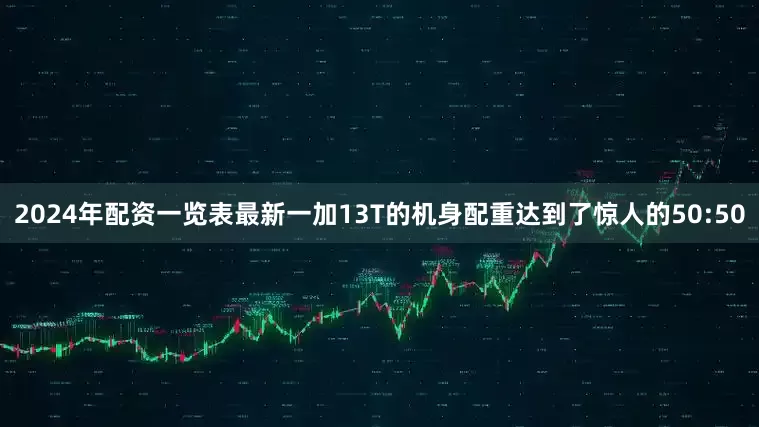 2024年配资一览表最新一加13T的机身配重达到了惊人的50:50