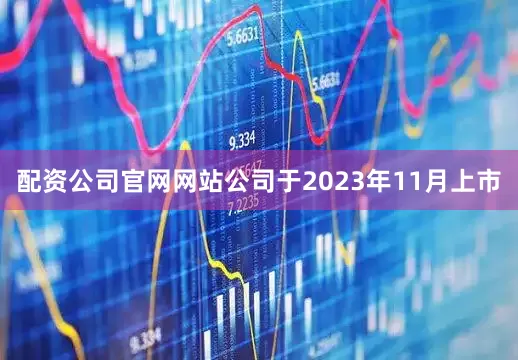 配资公司官网网站公司于2023年11月上市